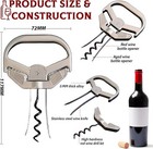 Ah So Wine Opener For Vintage Bottles  Old Wine Corkscrew With Portable Leather