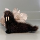 Vintage Original Fur Toy West Germany 3    Walrus Real Fur W Tag Collectible