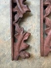 Antique Cast Iron Architectural Salvage Porch Wall Fence 20    Bracket Ornate 3pc