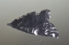 Authentic Modern Reproduction Of Pre 1600 Pacific Northwest Obsidian Arrowhead