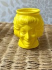 Vintage 1981 Ronald Mcdonald Face Injection Molded Yellow Party Cups Set Of 8