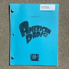 American Dad Seth Macfarlane Used Stan Roger 2004 Table Draft Script   2 More  