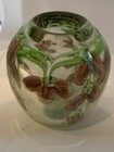 Orient   Flume Art Glass Paperweight   Vase