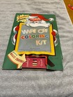 Vtg Lowe Santa Magic Wipe Off Coloring Kit Christmas Santa Claus Coloring Book