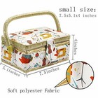 Sewing Basket With Sewing Kit Accessoriessmall Sewing Organizer Box With Supplie