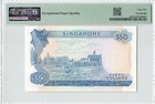 Singapore 50 Dollars 1973  P-5d  Sign  Sen  Pmg 65 Epq Gem Unc  Orchid Series