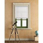 Cordless Vinyl Mini Blinds 34 W X 64 L Light Filtering White Window Blind