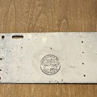 1912 Massachusetts License Plate Tag 23966 Porcelain Ing-rich