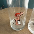 3 Vintage B c  Caveman Comics 1981 Arby   s Drinking Glasses By Johnny Hart
