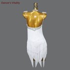 Latin Dance Tassel Dress Latin Practice Dresse Chacha Rumba Professional Clothes