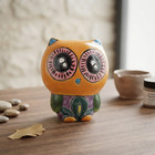 Owl Talavera Figurine   Hand-painted Mexican Accent