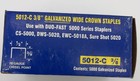 Duo Fast 5012-c 3 8    20 Gauge Wide Crown Chisel Point Staple 5000 Series