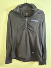 Adidas Climalite Women s L Black 1 4 Zip Pullover Jacket - Ku   Kansas