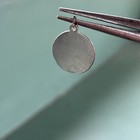 Vintage 925 Sterling Silver Gemini Zodiac Sign Astrology Round Charm Pendant