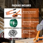 Banding Strapping Kit Pet Packaging Tool Strapping Tensioner 1000 Ft