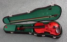 Restored Vintage Cremona Full-size 4 4 Violin W hard Case   Brazilwood Bow  1983