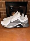 Men s Reebok Running Trainer Flashfilm White  black Size 12
