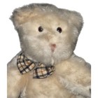 Rare Princess Soft Toys Melissa   Doug Bear Plush Plaid Paws Bow Tie Vintage