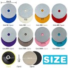 Diamond Polishing Pads 4 Inch Wet Dry Set Kit For Granite Concrete Marble Polish