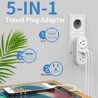 European Travel Plug Adapter For Europe   Uk  Chuafiur International Power Plug