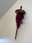   Top Whorl Drop Spindle   Spinning Roving Yarn 12 x 3 5    Rose Wood