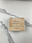 For It   s Christmas Time Again Inkadinkado Wood Rubber Stamp 