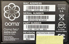 Ooma Telo Free Home Phone Service - Black Model 110-0119-601