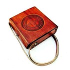 Vintage Brass Henry Hughes Desk Magnifier Folding Magnifying Glass Gift