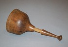 Old Antique Vtg 19th C 1800s Unusual Wooden Shaker Butter Mold Outstanding Form