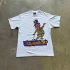 Vintage Lollapalooza 1996 Tour Shirt Rare White Devil Giant L