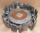 Michael Ricker Pewter Knights King Arthur Round Table 15 Figures Gold Crests Sig