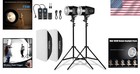 Professional Strobe Light Softbox Lighting Kit