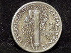 1944  Mercury  Silver Dime Coin   Free Shipping 
