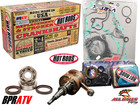 New Hot Rods Crankshaft Rebuild Kit Trx450r Trx450er  06-14 Skf Bearings Gaskets