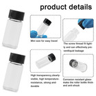 10 Pack Glass Vials 5 Ml Glass Bottle With Screw Caps small Vials For Essential