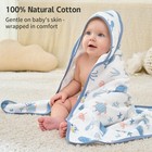 Hooded Baby Towels For Newborn 100  Cotton Baby Bath Towels With Hood For Inf   