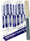New Disposable Scalpel Blades With Plastic Handle   Box Of 10   Sterile Surgical