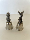 Disney Flower The Skunk And Bambi Ne Collector s Society Pewter Bells