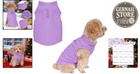 Warm Purple Dog Fleece Vest Pullover For Small Breeds - Cozy Winter Style