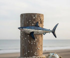 Metal Mako Great White Shark Wall Art   Nautical Ocean Decor Sculpture