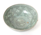 A Very Fine Korean B w Slip Inlaid Celadon  Phoenix peony Bowl-13th C  