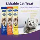 12pcs Cat Treats Lickable Squeezable Creamy Cat Treat Snacks - Chicken Flavors