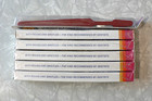 Lot Of 6 Vintage Nos Tek Toothbrushes Adult Soft Deluxe Medium Straight 1970s