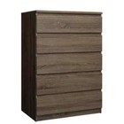 Tvilum Chest Of Drawer 43 82 hx30 31 wx19 69 d Scratch Resistant Truffle Brown