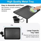Salon Rolling Tray Tattoo Tray With Cup Holder Height Adjustable Rolling Tray
