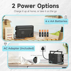 Am Fm Radio Portable Plug In Wall Or Aa Battery Operated For Home outdoor   Emer
