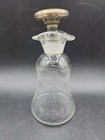 Antique Etched Oil And Vinegar Glass Bottle