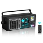 Rgb Led Stage Lighting Laser Projector 4-in-1 Dj Disco  Party Club Bar Light