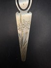 Antique Vintage Sterling Silver Bookmark Signed With Tassel 4   