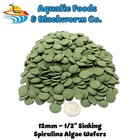 12mm - 1 2  Spirulina  Algae   Veggie Sinking Wafers For Bottom Feeders 